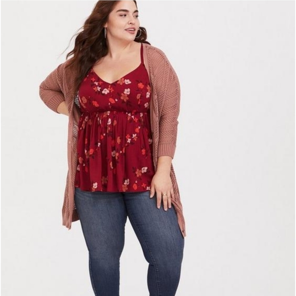 Torrid Large NWOT Baby Doll Tank - Picture 1 of 3